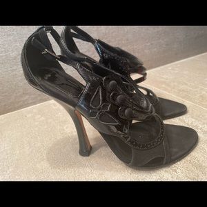 Christian Dior Patent Leather Sandals